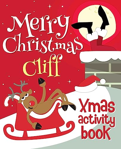 Merry Christmas Cliff - Xmas Activity Book: (Personalized Children's Activity Book)