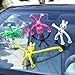 Limpskys 4Pack Telescopic Suction Cup Bunny Toy，Easter Bunny, Easter Egg fillers，Easter Basket Stuffers，Suction Cup Toys，Suction Toys