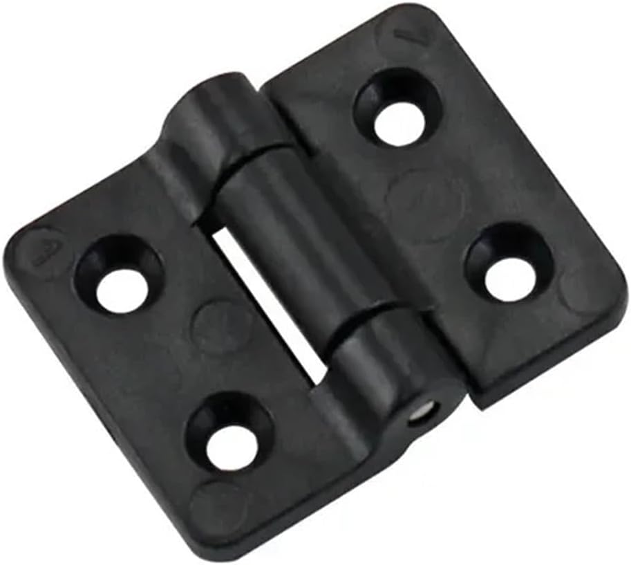 Black Plastic Damping Positioning Folding Stop Moving Flip Folding Small Stop Hinge(CL042-3black-2.5NM)