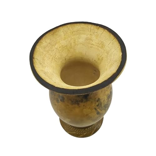 Kit Chimarrão 1 Cuia Porongo Com Pé De Massa 1 Bomba Inox Sobrecano Redondo 1 Erva Mate Nativo Sabor