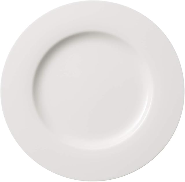 Villeroy & Boch Twist White Dinner Plate, 27 cm, Premium Porcelain