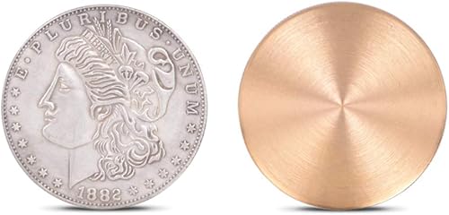 bluether Expandido Shell Copper (Super Morgan Dollar Version) Moneda Trucos de magia de cerca Accesorios de magia