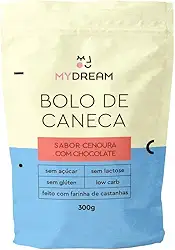 Bolo de Caneca Sabor Cenoura com Chocolate