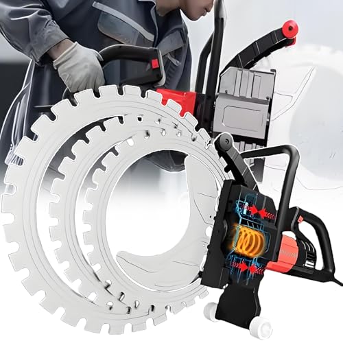 Sierra Circular Eléctrica para Hormigón Sin Escobillas De 8900 W, Corte Sin Polvo Y Refrigerado por Agua, Profundidad De Corte De 30-50 Cm, con Bomba De Agua para Ranurado Sin Polvo.,520