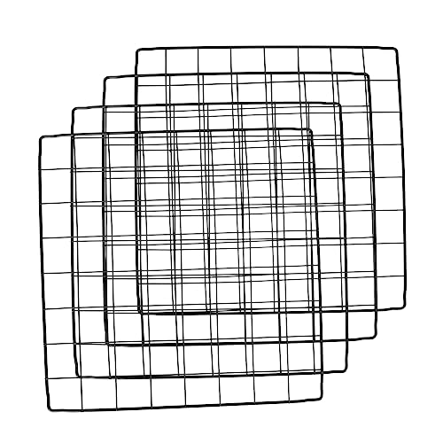 ifundom 4個犬ケージ用鉄製フェンスシート ペットプレイペン 囲い網 設置簡単 保護 多方向伸縮可能 立式ペット用品