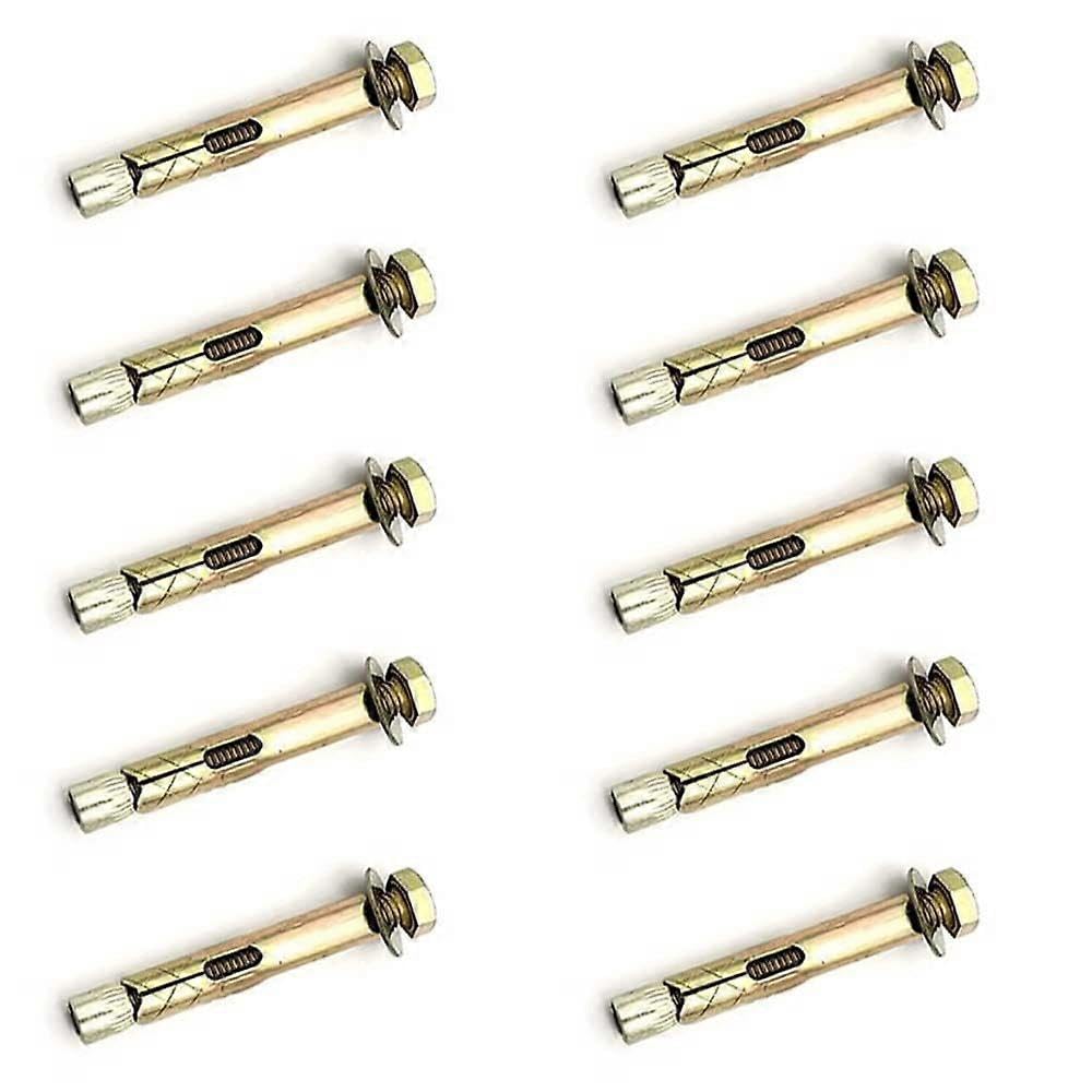 JOYHAPPST 10Pcs 60mm Expansion Bolts for Home Decoration Expansion Screws for Wall Construction Suspended Ceiling Hook