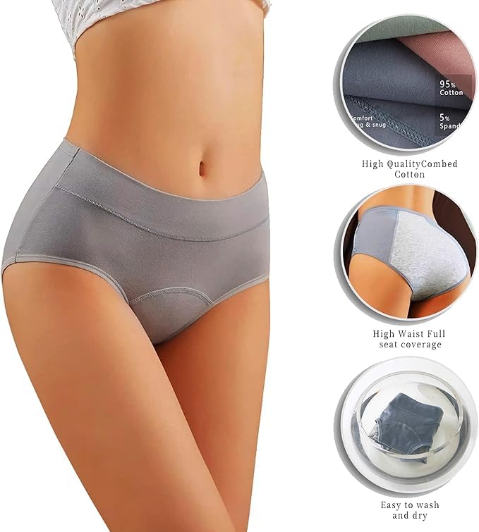 Image of Leak-Proof, Leakproof Ladies Underwear,Ever Dry Panties For Women,Leakproof Underwear, Leak Proof Underwear For Women