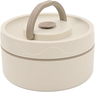 Lunch Box, 304 Stainless Steel Wide Mouth Leak Proof Insulated Lunch Container Thermal Lunch Box for Hot Food, Portable Food Storage Containers with Lids for (Insulated Style,