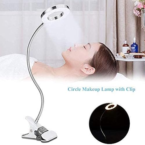 Miniatura 3 de Salmue - Lámpara de belleza USB, luz LED permanente portátil para ojos, luz de cejas, lámpara de pestañas de belleza, para salón de estética y spa