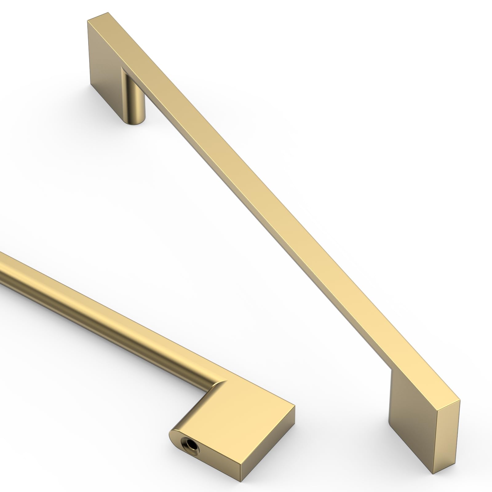 Amerdeco 10 Pack Champagne Bronze Cabinet Pulls 160mm Kitchen AM008