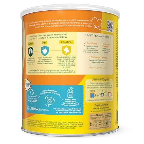 Ninho Composto Lácteo Ninho Fases Zero Lactose 700G