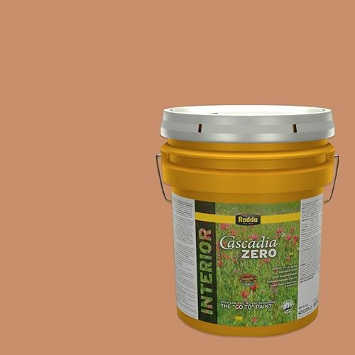 Vista 111 de Rodda Paint CASCADIA ZERO - Pintura satinada e imprimación para interiores en uno, cuarto de galón, Zambia