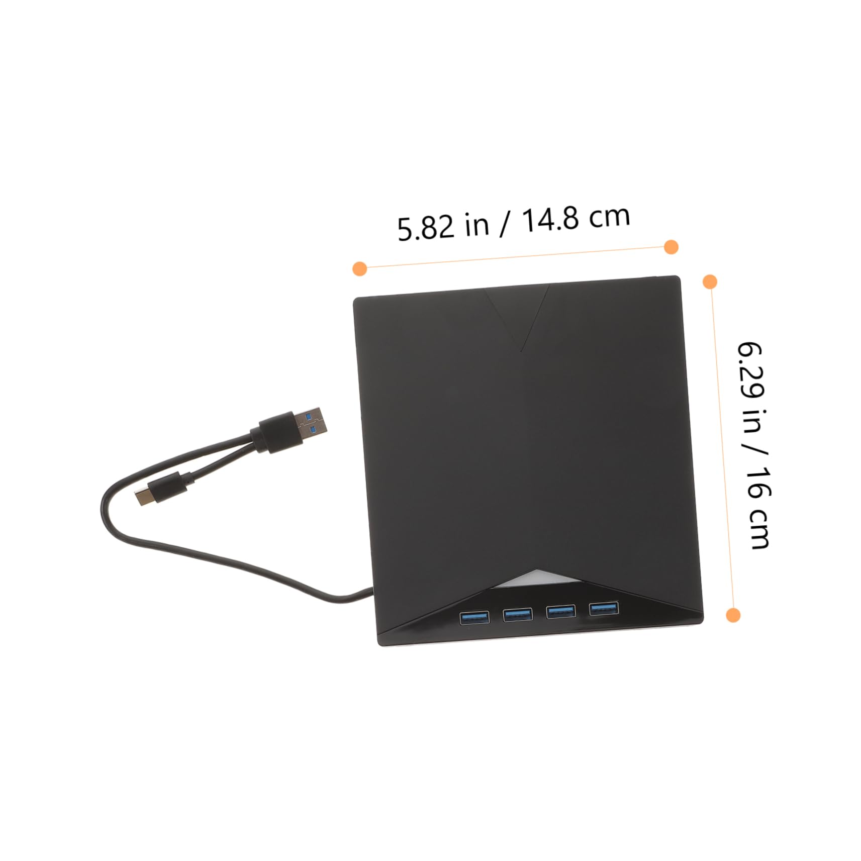 DOITOOL Unità CD e Dvd Esterna USB 3.0, Masterizzatore e Lettore per Notebook e All-in-one, Custodia Nera in Plastica, Lettura Rapida