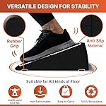 Slant Board Squat Wedge block Calf Stretcher Incline Board 3 pcs with 5 Adjustable Angle for Workout, Therapy, Gym & Home Exercise, Anti Slip rubber Included Top & Bottom Easy to Use better Stability - Image 2