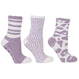 MinxNY 3-Pairs Lavender and Shea Butter Infused Socks in a Gift Box | Lavender