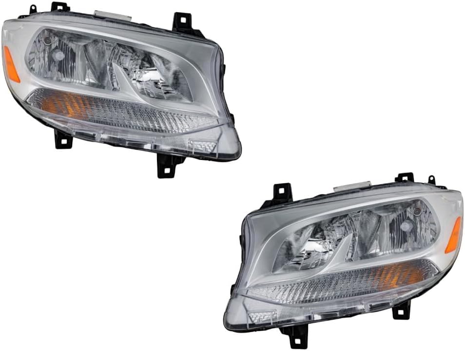 KarParts360 For Mercedes-Benz Sprinter 1500/2500/3500 Headlight Assembly 2019 2020 2021 Passenger Side For MB2503259 | 9109060500