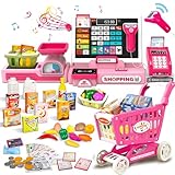 HILKKET Caisse Enregistreuse Enfants avec Scanner et Son, Coffret de Jeu pour Garçons et ...