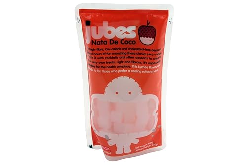 Jube Nata De Coco con 100% Agua de Coco (Sabor Lichi) - 12.7oz (Paquete de 1)