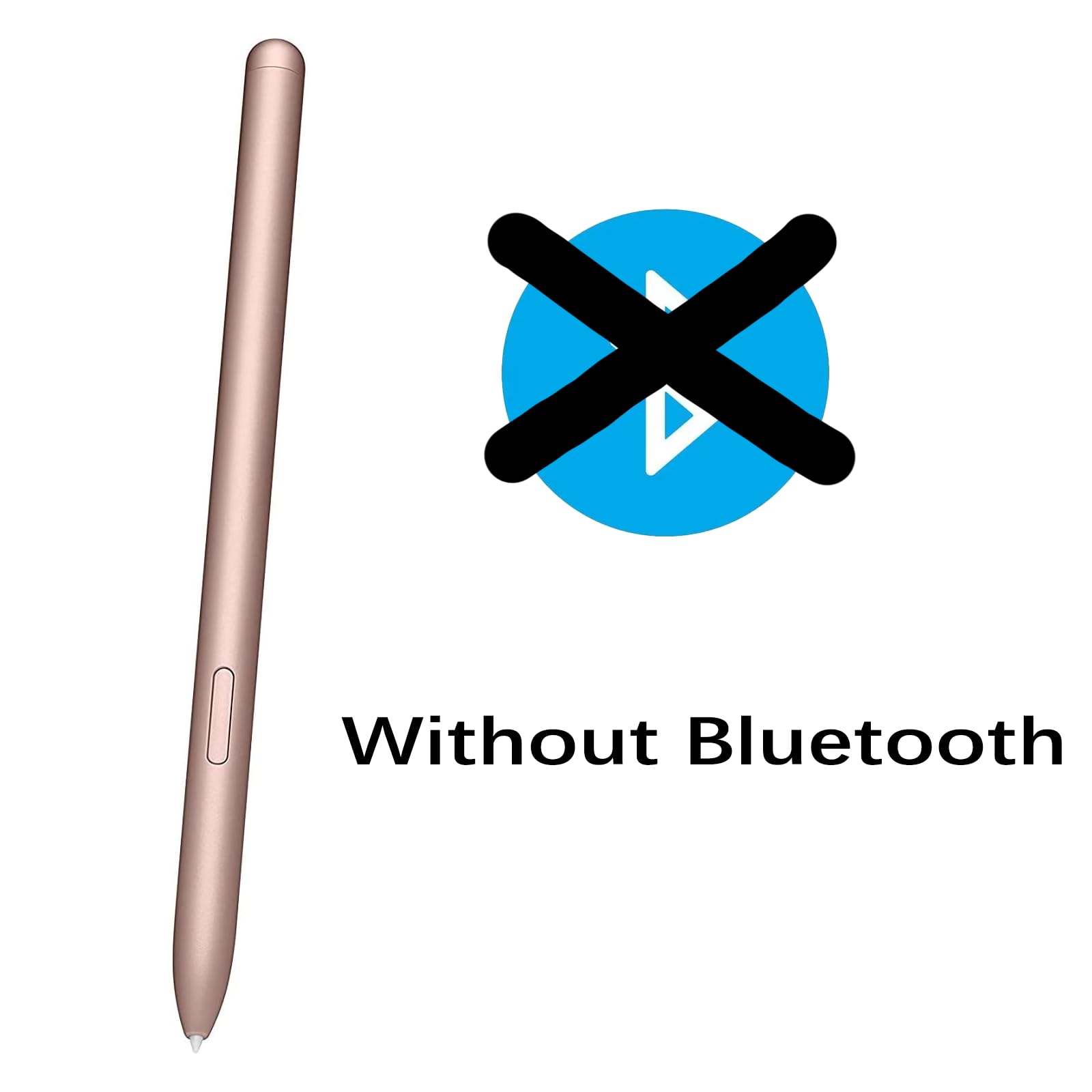 2 unidades Galaxy Tab S7 lápiz capacitivo de repuesto para Samsung S7 Pen EJ-PT870 para Samsung Galaxy Tab S7 / S7+ lápiz capacitivo de repuesto + puntas / plumas (bronce místico)