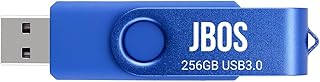 JBOS 256GB USB Flash Drive USB 3.0 Thumb Drive Super High Speed USB Stick 256 Gig USB Memory Stick 256 GB Pendrive for Date Storage and Sharing (1 Pack, Blue)