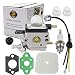 HOOAI C1U-K54A Carburetor Repower Kit for 2-Cycle Mantis 7222 7222E 7222M 7225 7230 7234 7240 7920 7924 Tiller/Cultivator