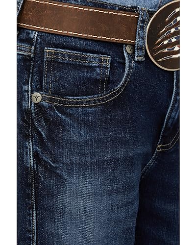 Wrangler Boys' 20X Dark Wash 42 Vintage Bootcut Jeans Blue 10 SLM2