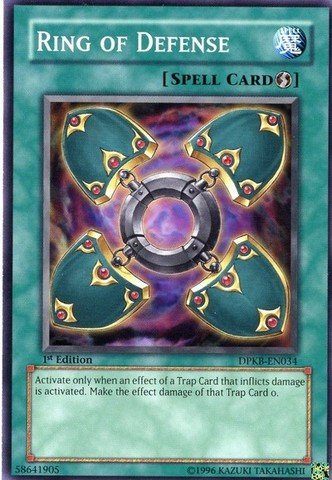 YU-GI-OH! - Ring of Defense (DPKB-EN034) - Duelist Pack: Kaiba - Unlimited Edition - Common
