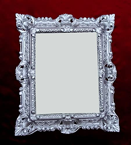 artissimo Cadre photo baroque argenté 45 x 38 cm 30 x 24 cm, rectangulaire, antique, sans verre 3047