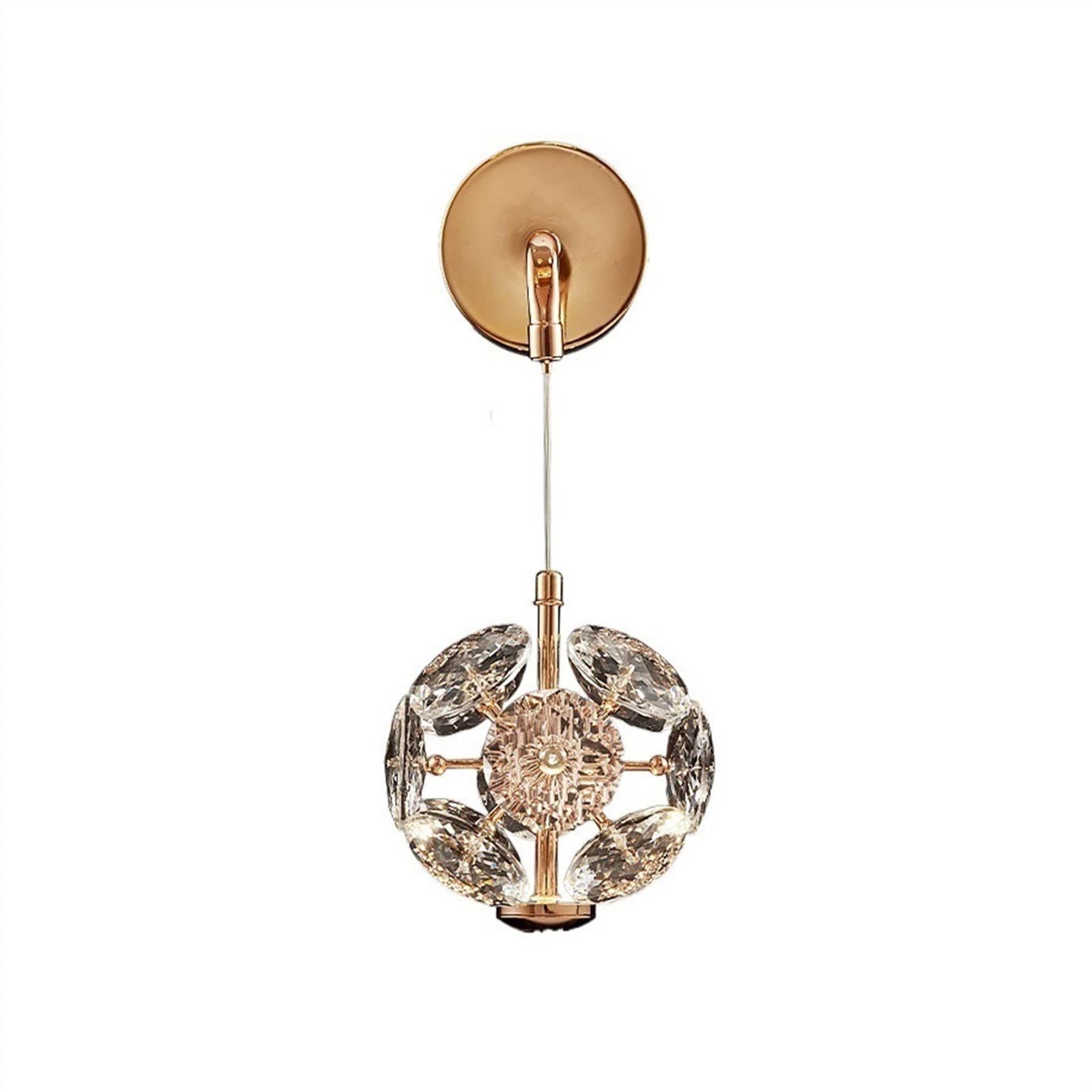 E7v2T9k6 Wall Lamps Modern Personalized Wall Lamp Study Bedroom Decoration Luxurious Crystal Hallway Background Sconce Decor