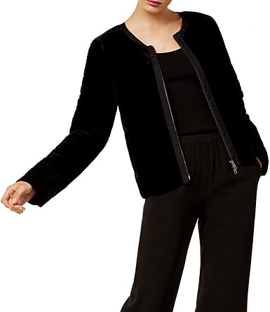 Ripley - CHAQUETA MUJER TERCIOPELO ALGODÓN NEGRO LIOLA
