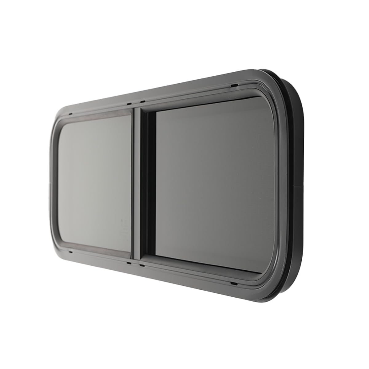 Finestra per Roulotte, 900x300mm Finestra Laterale per Camper e Rimorchi Sostitutive con Rete per Insetti, Finestra per Furgone Sostitutive con Angoli Arrotondati per Auto di Ingegneria