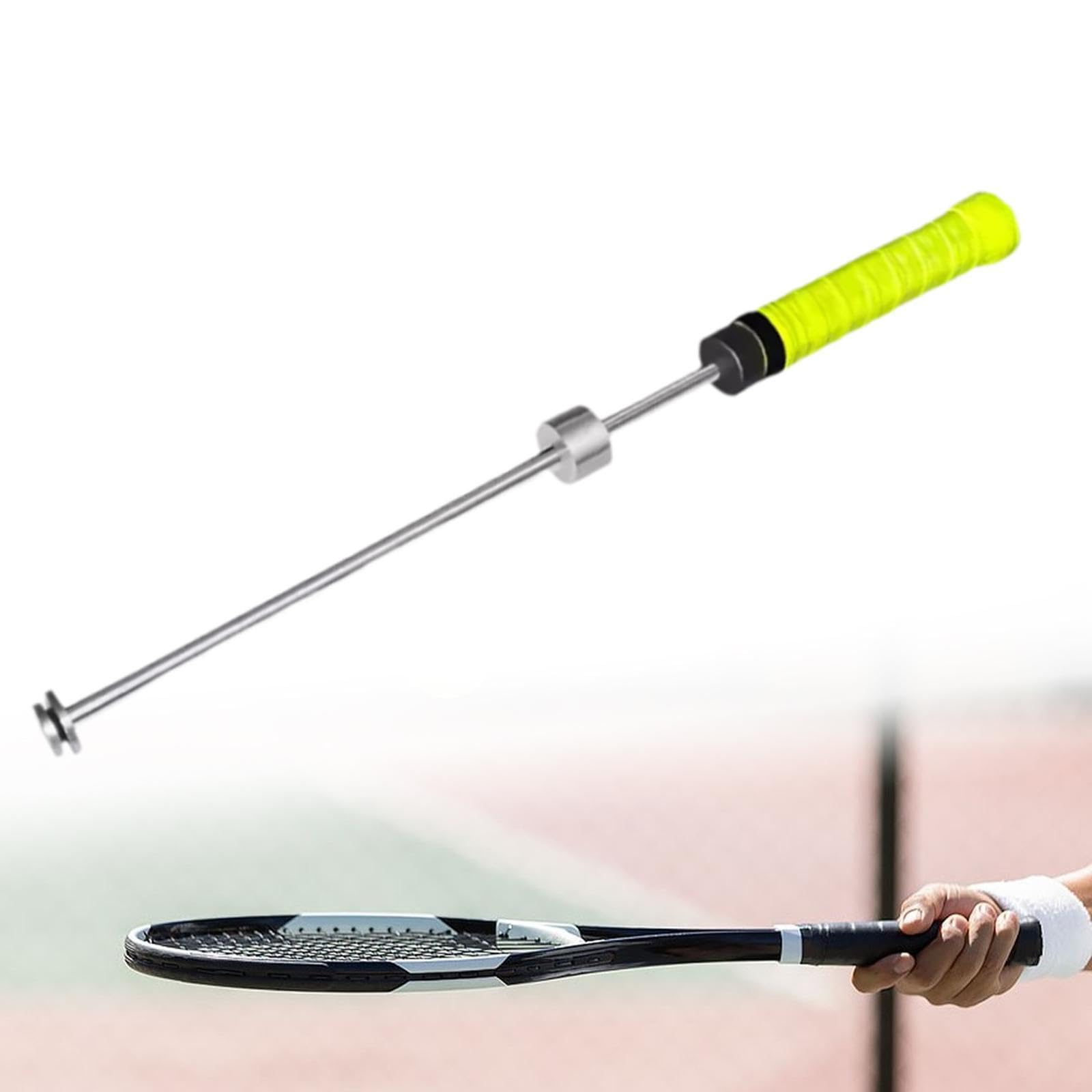 Homyl Tennis Swing Bastone Allenamento Tennis Postura Correttore Allenatore Swing con Sonoro Funzione Elasticità Adatto per Principiant