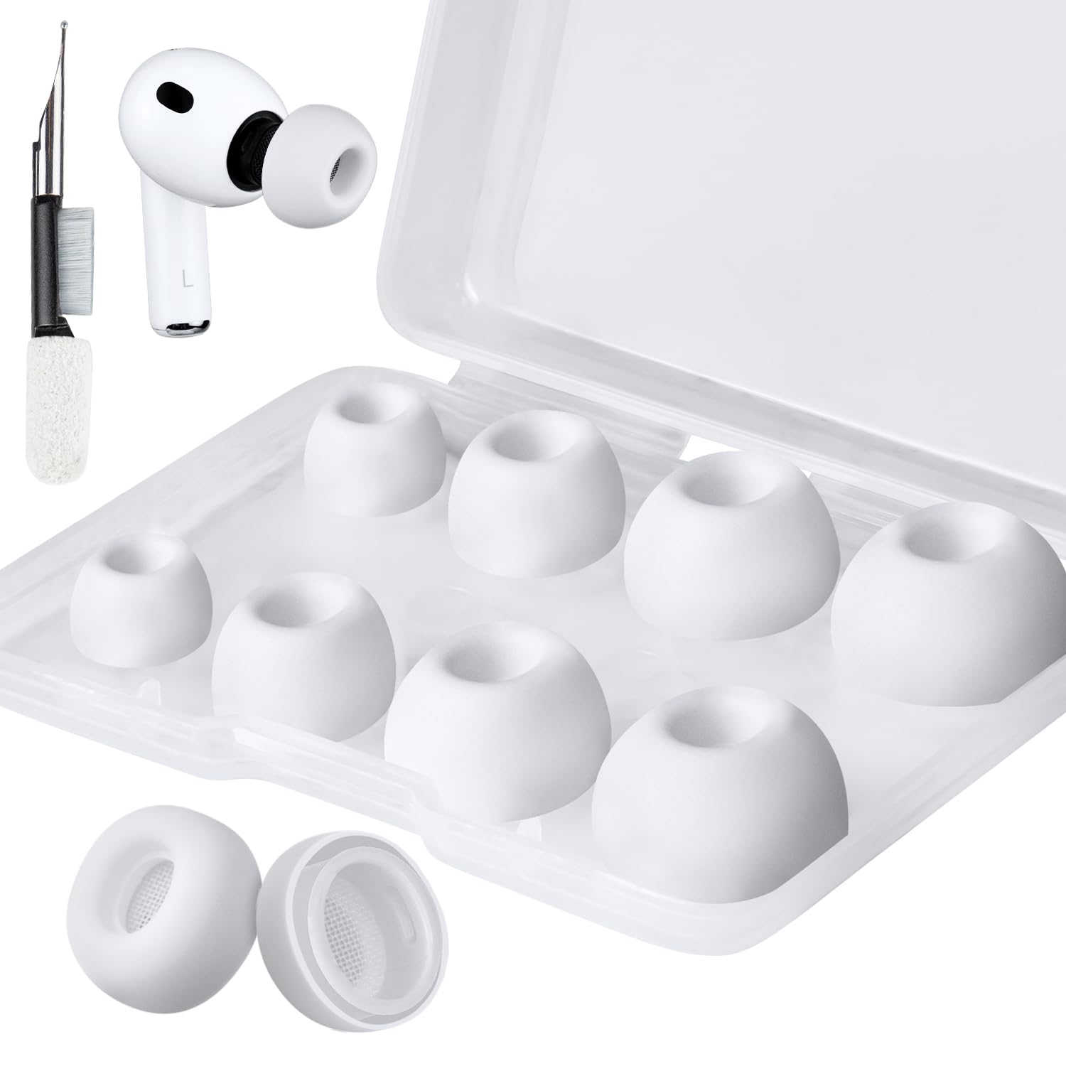 AirPods Pro 第三世代本体　イヤーピースS、M一つづつ欠品しています AZLA（アズラ） AirPods Pro 3専用イヤーピースセット MS/M/MLサイズ各