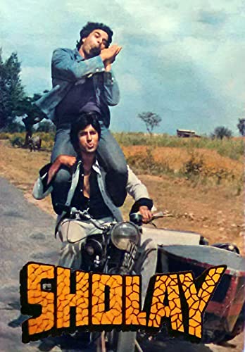Tallenge - Sholay - Amitabh Bachchan And Dharmendra - Bollywood Classic Hindi Movie Poster - Small Poster( Paper,12 x 17 inches, MultiColour)