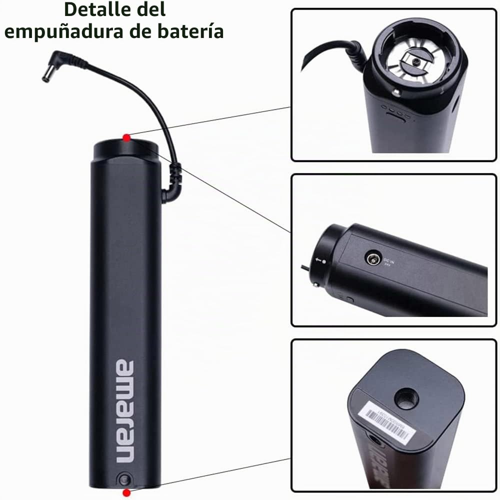 Amaran T2c Tubo de Luz LED en Color de 0,6 m con Salida RGBWW de 20 W, 475 Lux a 1m (5600 K), con 95+ CRI, 98+ TLCI y Aplicación Sidus Link para Creadores de Contenido y Cineastas