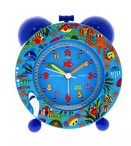 Baby Watch Ocean Despertador Infantil, plástico, Azul, 11 x 6 x 13 cm