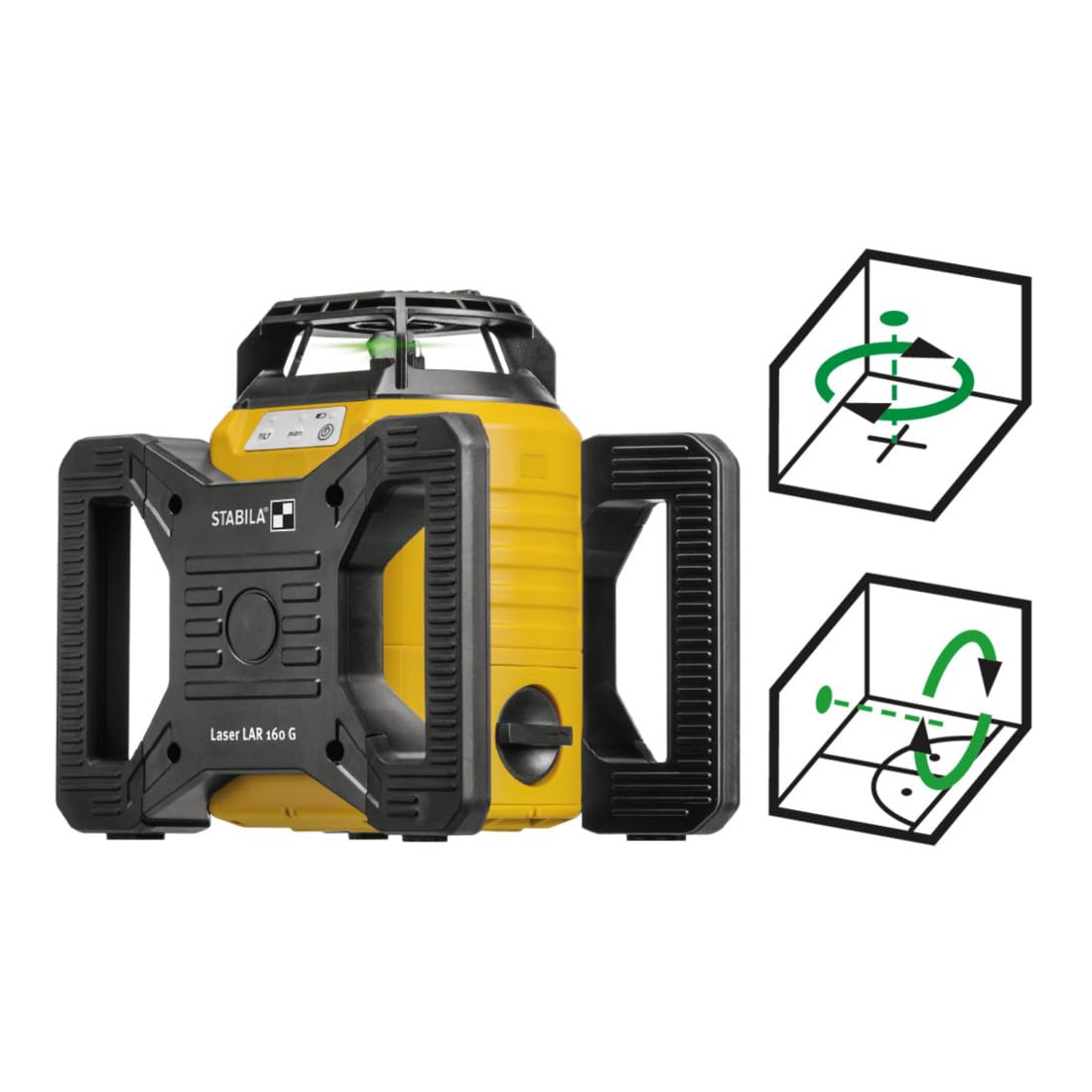 LAR 160 G rotary laser set 4-piece