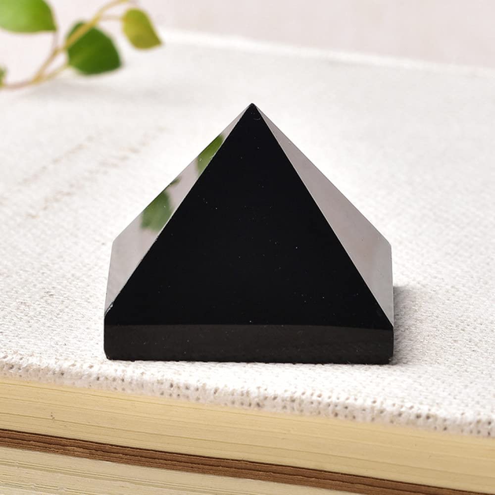 Pirámide de cristal de fluorita para decorar salones modernos y escritorios de oficina