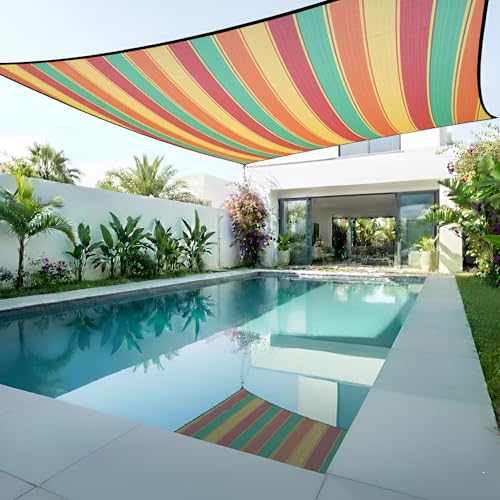 Image of TAVASYA 90% Shade Net 10 x 20 Feet | Multicolor | HDPE | UV Resistant Sun Shade Cloth for Garden, Terrace, Greenhouse, Car Parking & Outdoor Heat Protection