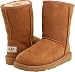 UGG Australia Girls' Classic Short Sheepskin Fashion Boot Chestnut 4 M US
