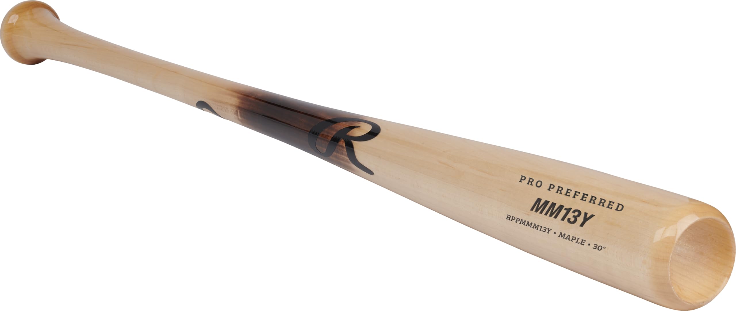 Rawlings | Bate de béisbol de madera PRO Preferred | Juventud - Perfil MM13Y | Arce - 30 pulgadas
