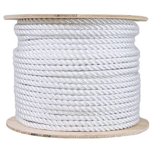 Wellington Cordage 10997 3/8Inch X 300Feet White Nylon Rope Amazon