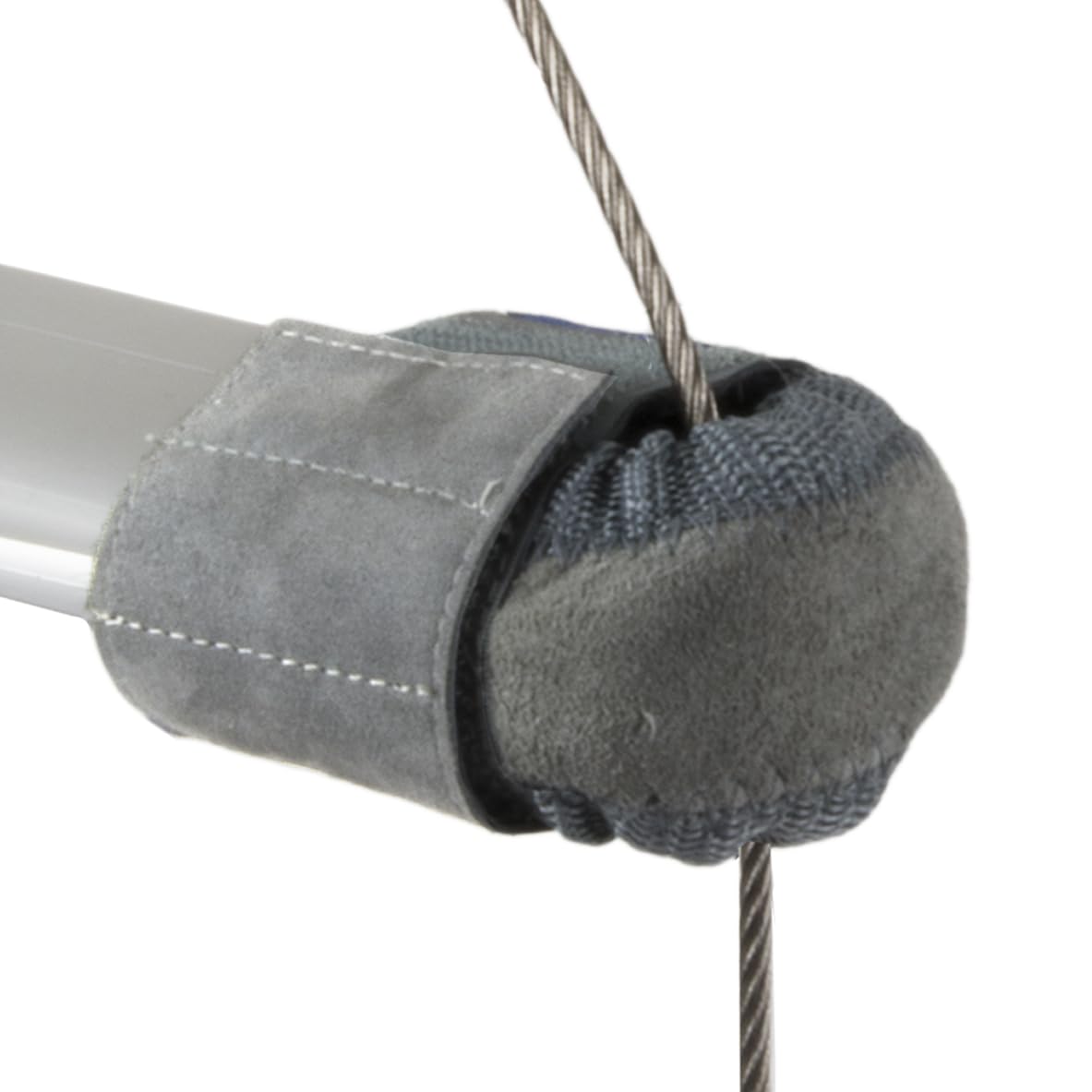 Leather Spreader Boot for Sailboats, UV Resistant, Hook and Loop Closure