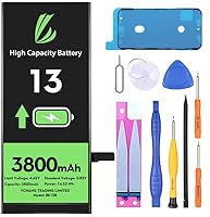 LL Trader Akku für iPhone 13, 3800 mAh hohe Kapazität Lithium-Ionen-Akku mit Reparaturwerkzeugen 2025 New1
