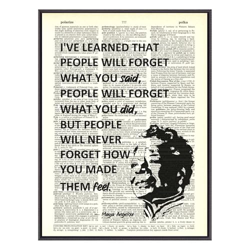 Maya Angelou Quotes Wall Art for Office Home Positive...