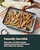 Caraway Nonstick Ceramic Small Baking Sheet (9x13”) – Non-Toxic, PTFE & PFOA Free – Oven Safe – Aluminized Steel Core – Mini Sheet Pan for Baking, Roasting & More - Slate #3