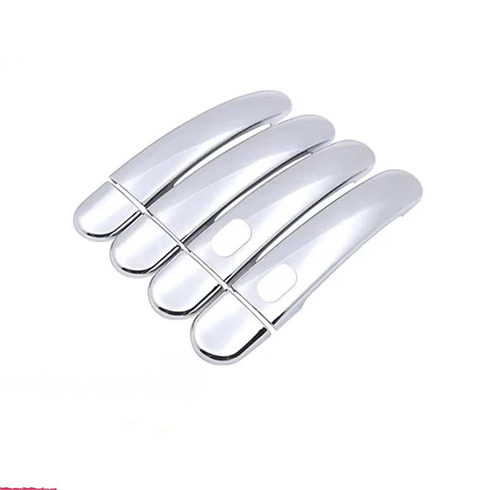 KJHOPY Car Door Handle Protective Cover Decorative Accessories for Vw for Tiguan 5N MK1 2009-2016(Style 4)