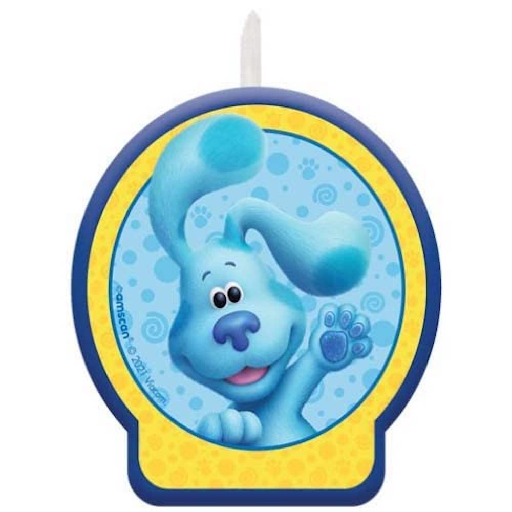 Amscan 9913274 - Nickelodeon Blues Clues Birthday Cake Candle - 7cm