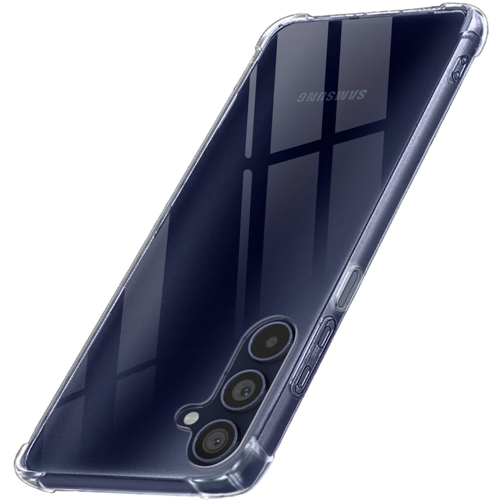TheGiftKart Shockproof Hybrid Crystal Clear Samsung Galaxy F54 5G Back Cover Case | 360 Degree Protection | Transparent Hard Back Cover Case for Samsung Galaxy F54 5G (PC & TPU, Transparent Bumper) (B0C6MWRT2N) Amazon Price History, Amazon Price Tracker