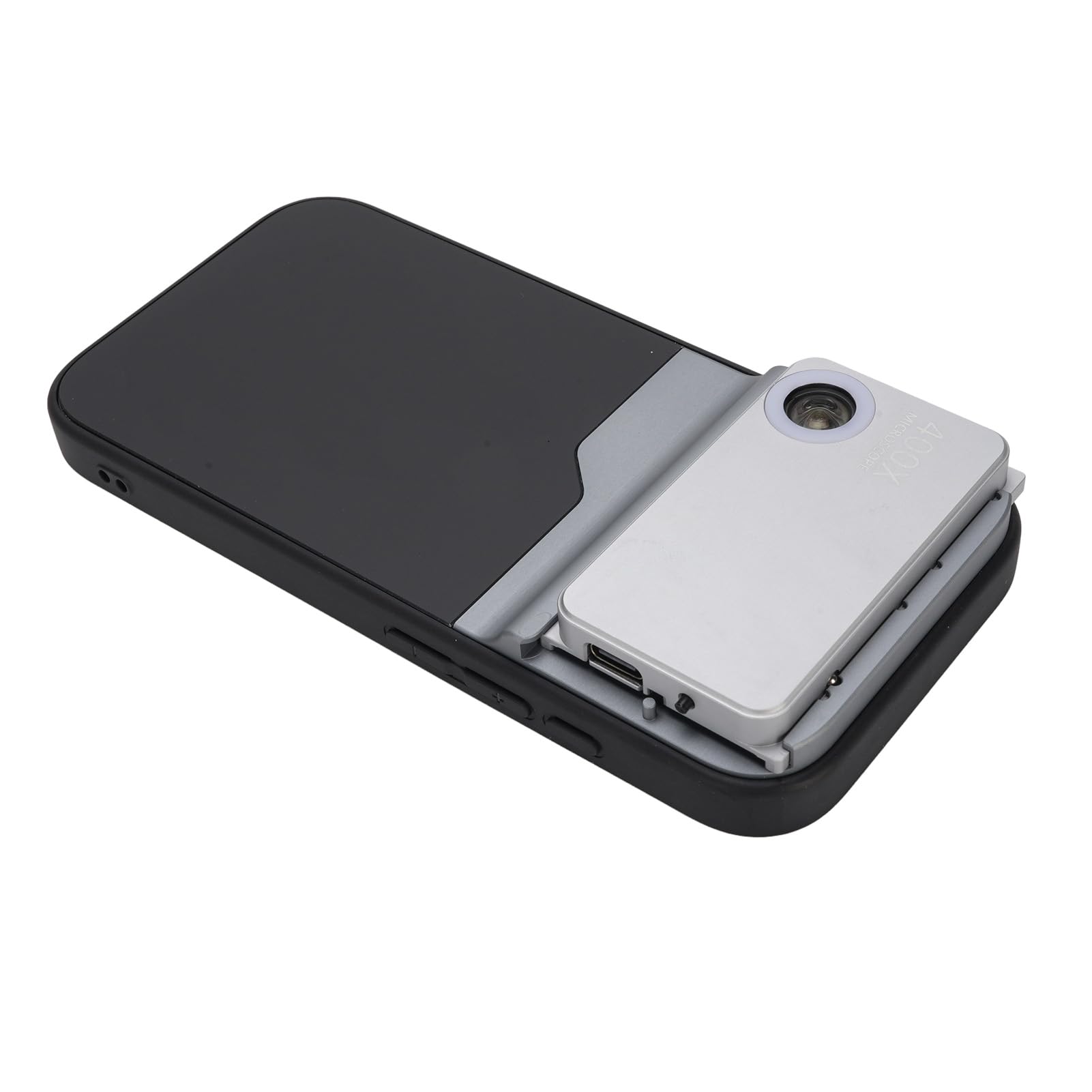 Hohe Vergrößerung 400x Telefon -Mikroskop mit LED -Licht Aluminium TPU HD -Handy -Taschenmikroskop -Befestigung für 16 Pro -USB -Mikroskope